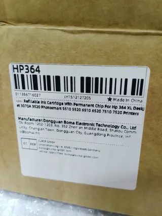 Cartuchos Tinta HP 364 y recargas.