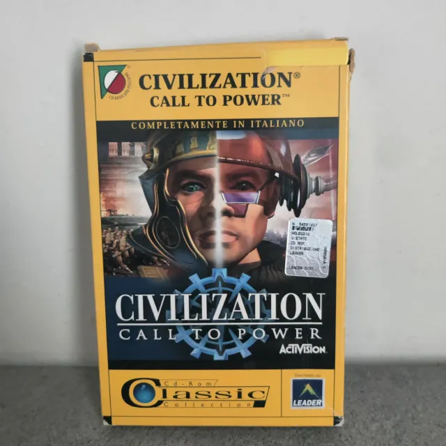 Jeu Civilization - Call To Power PC - Bon état, Boîte Incluse
