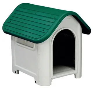 Caseta perro resina tejado 75x59x66cm