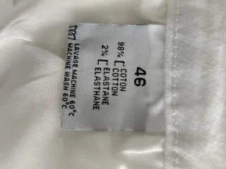 Pantalones blancos con brillos