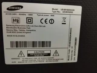 Televisor Samsung 48 Curvo UE48H6850