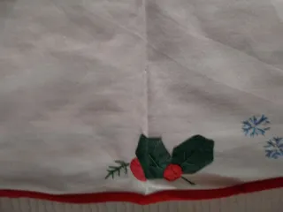 Pano de mesa Natalício com Pai Natal