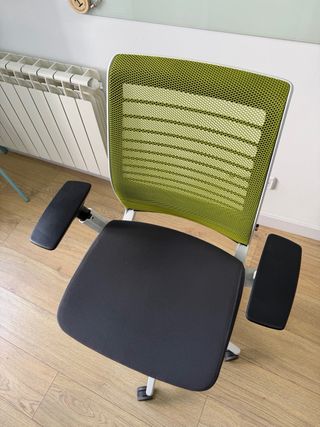 Silla de oficina Steelcase Think - Negro/Verde