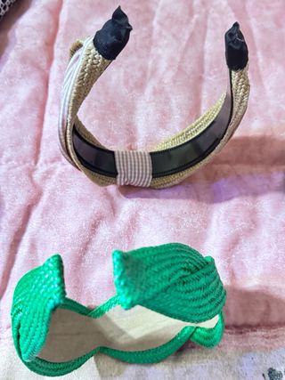 Diademas Verde y Rosa