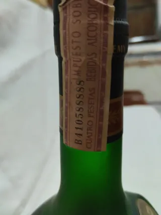 Botella brandi Saint Remy Grande Cuvee Napoleon
