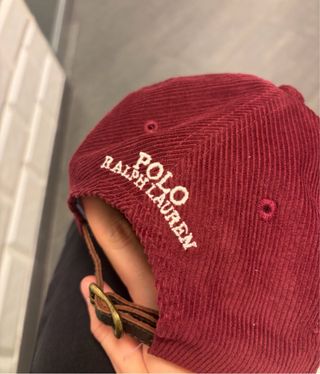 Gorra Ralph Lauren Pana Burdeos Red Dragon