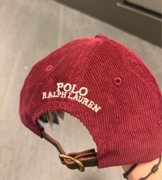 Gorra Ralph Lauren Pana Burdeos Red Dragon