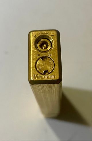 Mechero sra Maruman Chapado Oro 14k Japon