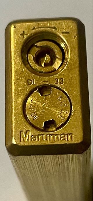 Mechero sra Maruman Chapado Oro 14k Japon