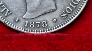 5 Pesetas Alfonso XII 1878
