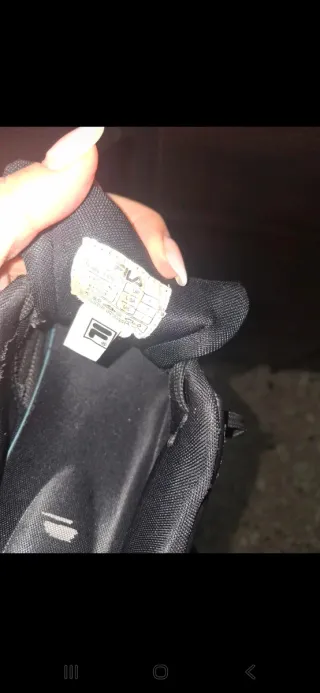 Scarpe Fila nere e bianco