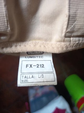 Faja Sacrolumbar Orliman Talla Única Beige