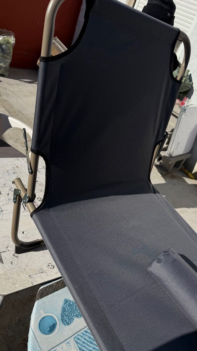 Hamaca Tela/Metal Jardín o Camping