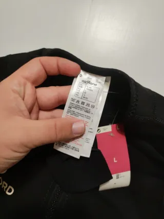 Neopreno Tribord Talla L Negro/Azul