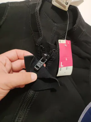 Neopreno Tribord Talla L Negro/Azul