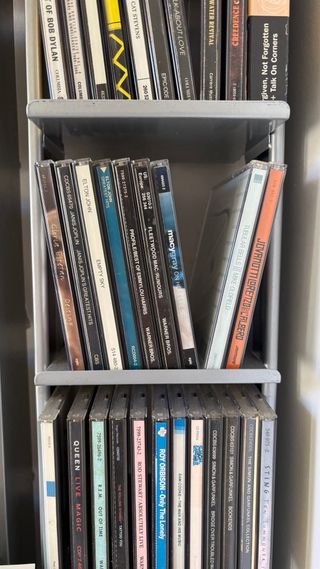 2 Soportes CDs Vintage Ikea Metálico