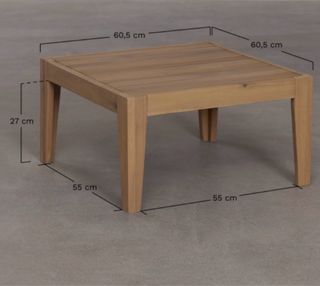 Mesa de centro madera acacia