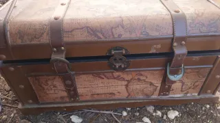 2 Baúl de madera para restaurar