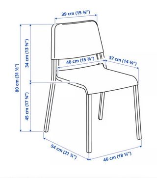 6 unidades silla comedor o cocina  modelo Ikea