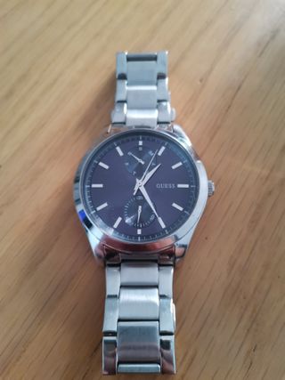 Reloj Guess Azul y Plateado