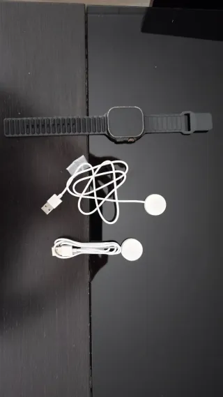 2uds Cargador Hello Watch 4 Plus Blanco, uno nuevo