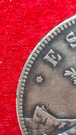 5 Pesetas Gobierno Provisional 1870