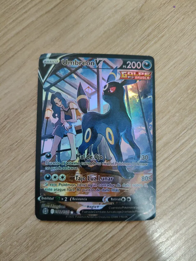 Carta Pokémon Umbreon V 200 PS