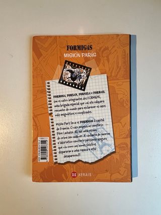 Libro de lectura xuvenil “Formigas. Misión París”