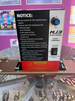 Peladora MJ3 Leaf Bud Trimmer