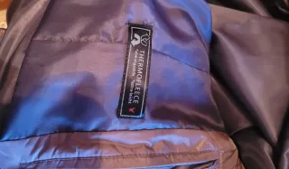 Chaquetón gris acolchado