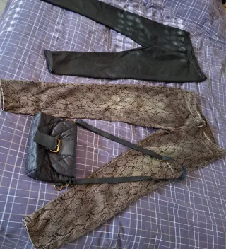 2 Pantalones  Talla S + Bolso Regalo