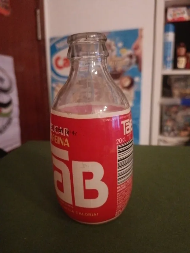 Botella Antigua Tab Sin Azúcar Sin Cafeína