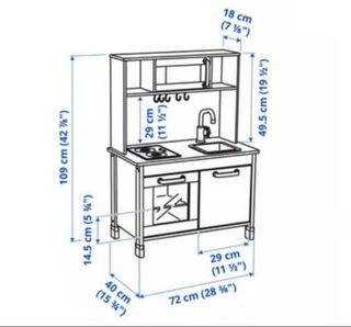 Cocinita Infantil Ikea Madera