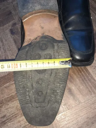 Elegantes zapatos de vestir negros,n41 buen estado