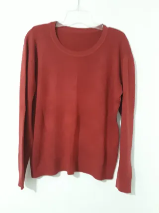 Jersey mujer rojo talla L