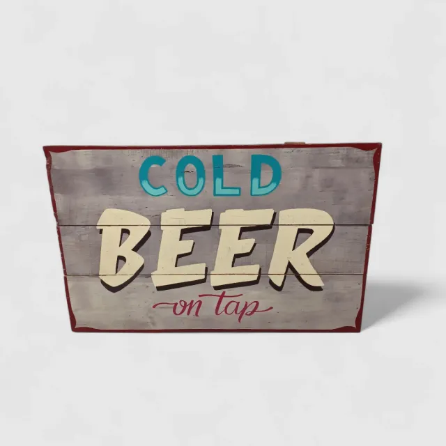 Letrero Vintage Cold Beer