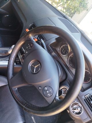 interior asientos piel negro mercedes