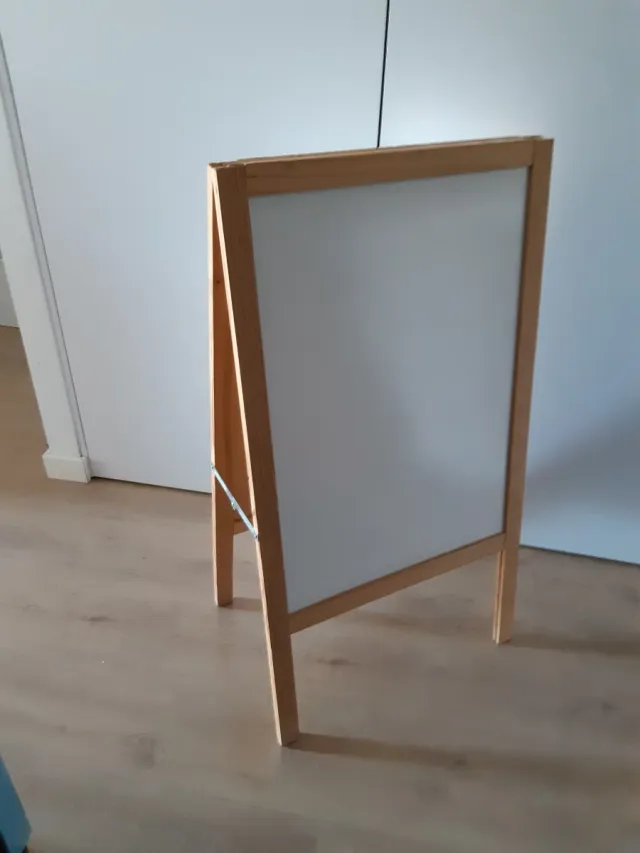 Pizarra caballete doble