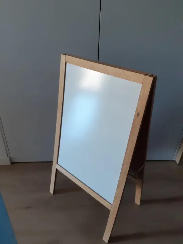 Pizarra caballete doble