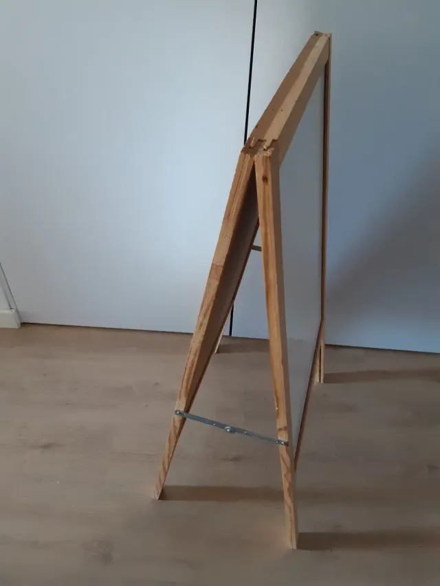 Pizarra caballete doble