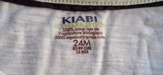 T-shirt Menta Kiabi 24 meses