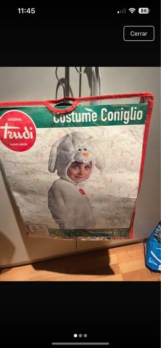 Disfraz Conejo Trudi Bebé 6-12 meses