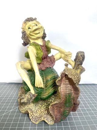 Lote 10 Figuras Duendes Resina Vintage Fantasía