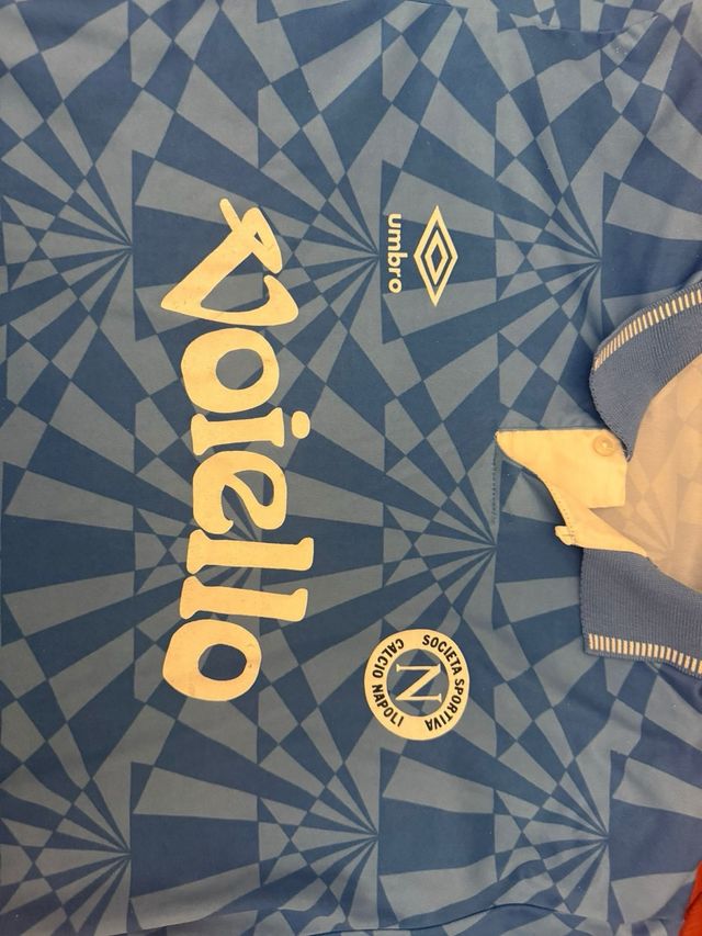 Maglia Napoli 1992/1993 Umbro Voiello Taglia M