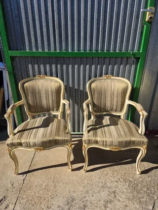Lote Muebles antiguo vintage madera