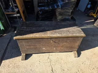 Lote Muebles antiguo vintage madera