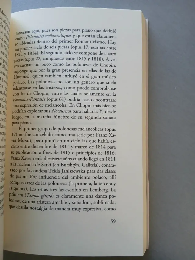 Ecos de la melancolía