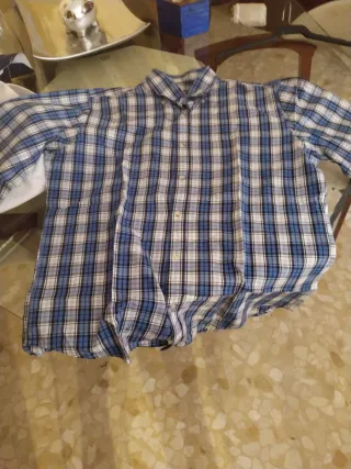 Camisa de cuadros hombre