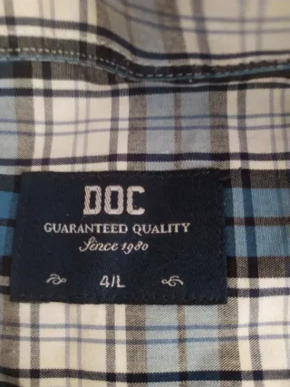 Camisa de cuadros hombre