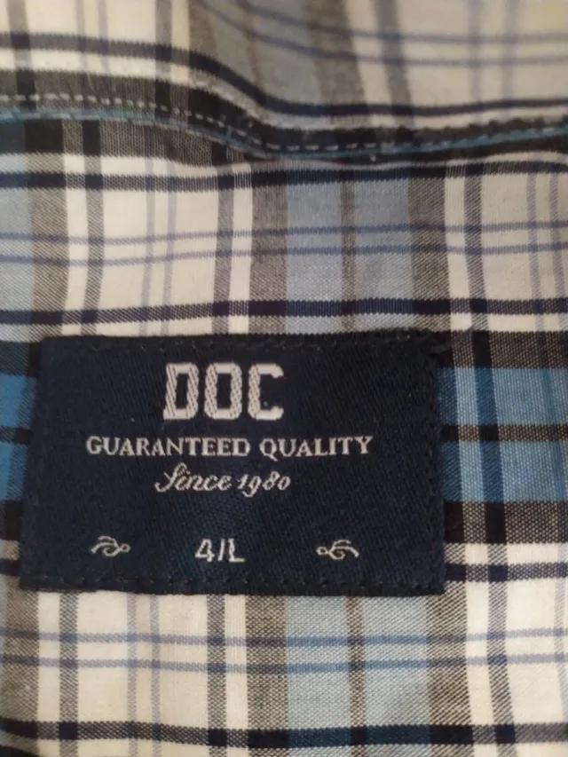 Camisa de cuadros hombre